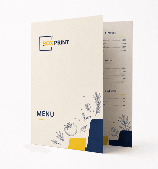 Menus by BoxPrint